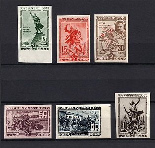 1940 The 20th Anniversary of Fall of Perekop, Soviet Union, USSR, Russia (Imperforate, Full Set)