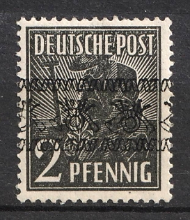 1948 2pf British and American Zones of Occupation, Germany (INVERTED Overprint)