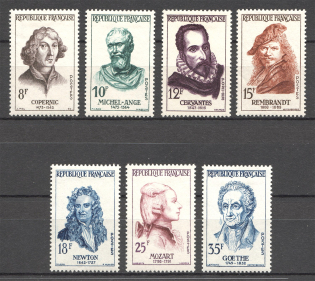 1957 France (CV $10, Full Set)