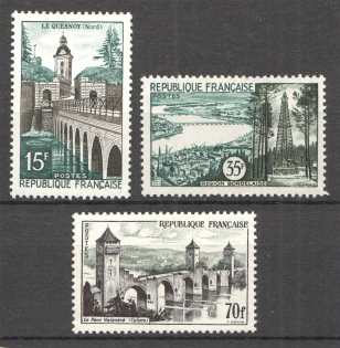1957 France (CV $20, Full Set)
