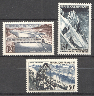 1956 France (CV $20, Full Set, MNH/MH)