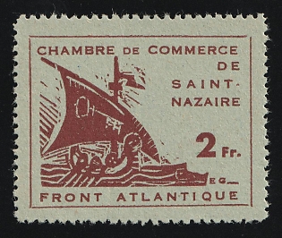 1945 2Fr Saint-Nazaire, German Occupation of France, Germany