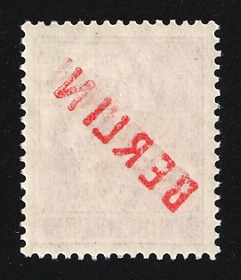 1949 60pf West Berlin, Germany (OFFSET of Overprint)