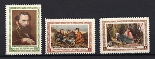 1956 Issued in honor of V.Perov, Soviet Union, USSR, Russia (Full Set)
