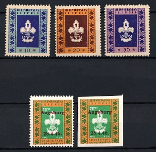 1946 Detmold, Lithuania, Baltic DP Camp, Displaced Persons Camp (Full Sets, Signed)