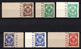 1945 Dachau - Allach, Poland, DP Camp, Displaced Persons Camp (Full Set, Margins)