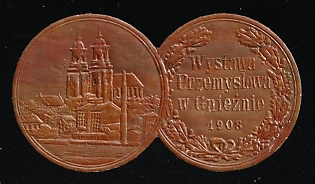 1908 Gniezno Poland in Prussia, Industrial Exhibition 1908, Russian Empire