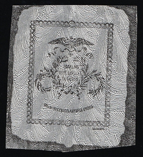 1915 ESSAY on Foil Paper, Moscow Society of Russian Antiquarians, No Value, Charity Cinderella, Russian Empire