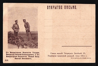 1914 Petrograd Society for the Struggle with Child Mortality, Patriotic Card from the Petrograd Section, Illustrated Charity Postcard