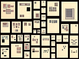 1864-1917 Russian Empire, Russia, Collection of Blocks, Sheets, Gutter Pairs, Pairs and Single Stamps (Margins, Plate Numbers, Control Lines, Coupons)
