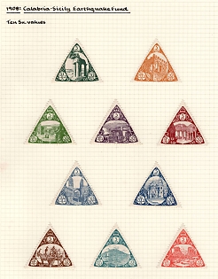 1908 5k Calabria-Sicily Earthquake Fund, Charity Cinderella, Russian Empire