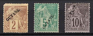 1892 Guiana, French Colonies