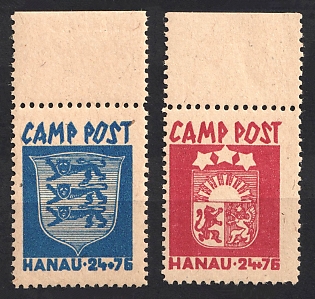 1947 Hanau, Estonia, Lithuania, Baltic DP Camp, Displaced Persons Camp (Margins, Full Set)