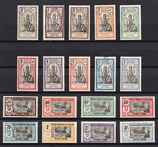 1914 India, French Colonies (Full Set)