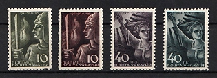 1951 Act of 30 June 1941, Ukraine, Underground Post (Full Set, Watermark)