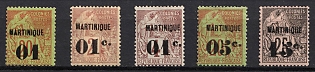 1888-1891 Martinique, French Colonies