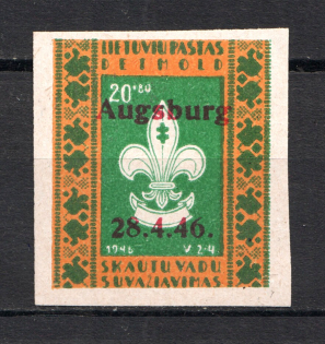 1946 Lithuania Baltic Scouts States Dispaced Persons Camp Ausburg (Signed, MNH)