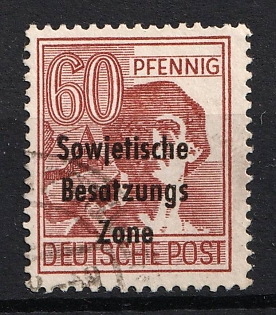 1945-1946 60pf General Issue, Soviet Occupation Zone of Germany