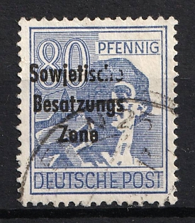 1945-1946 80pf General Issue, Soviet Occupation Zone of Germany