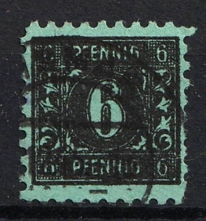 1945-1946 6pf Mecklenburg, Soviet Occupation Zone of Germany