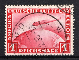 1931 1m Weimar Republic, Germany, Airmail (Full Set)