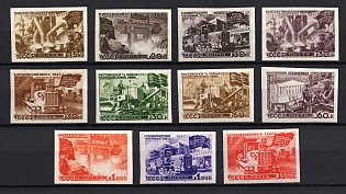1947 The Reconstruction, Soviet Union, USSR, Russia (Imperforate, Full Set)
