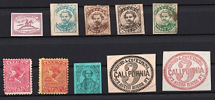United States, USA, Locals, Small Stock of Locals Stamps