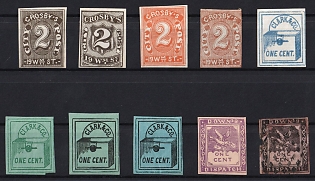 United States, USA, Small Stock of Locals Stamps