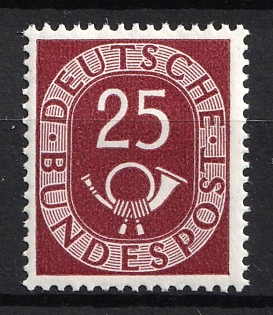 1951 25pf Federal Republic of Germany (FRG)