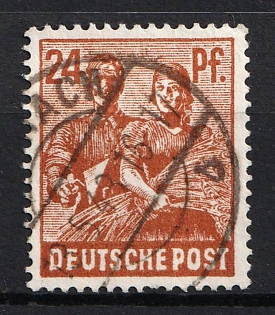 1947 24pf Joint Issue, Allied Occupation, Germany, Certificate