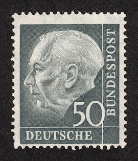 1954-61 50pf German Federal Republic, Germany (Signed Schlegel BPP)