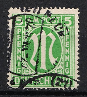 1945-1946 5pf American and British Zones (Bizone), Allied Occupation, Germany