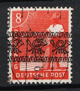 1948 8pf American and British Zones (Bizone), Allied Occupation, Germany
