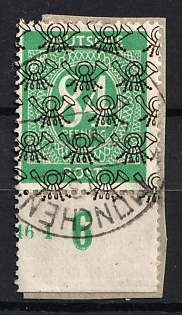 1948 84pf American and British Zones (Bizone), Allied Occupation, Germany,  part of HAN
