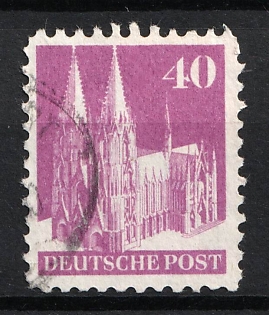 1948 40pf American and British Zones (Bizone), Allied Occupation, Germany