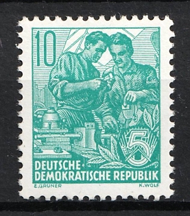 1953 10pf German Democratic Republic (GDR)