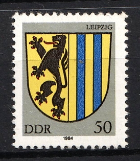 1984 50pf German Democratic Republic (GDR)