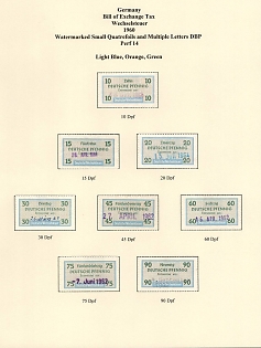 1960 Germany, Bill of Exchange Taxes, Revenue