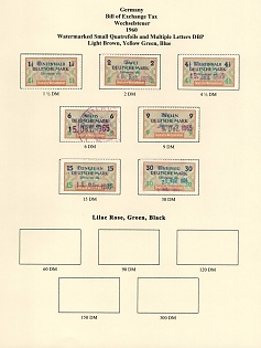 1960 Germany, Bill of Exchange Taxes, Revenue