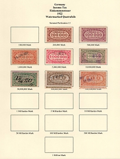 1922 Weimar Republic, Germany, Income Taxes, Revenue