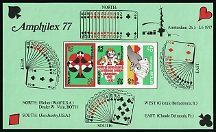 1977 Netherlands Antilles, Souvenir Sheet, Imperforate