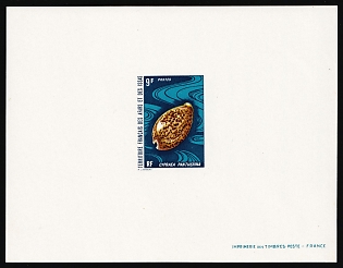 1972 9fr French Territory of the Afars and the Issas, Proof Sheetlet, Epreuve de Luxe, Deluxe Presentation Miniature Sheet