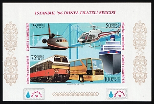 1996 Republic of Turkey, Souvenir Sheet, Plate Number '2469'