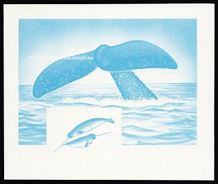 1983 5$ Antigua & Barbuda, Souvenir Sheet, Trial Color, Proof, Imperforate