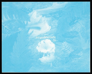 1986 5$ Antigua & Barbuda, Souvenir Sheet, Trial Color Proof, Imperforate