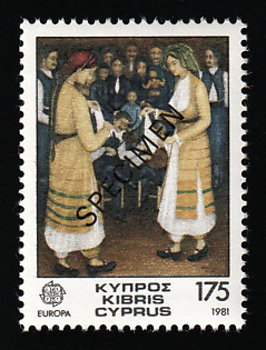 1981 175m Cyprus, Specimen