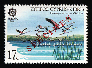 1986 17c Cyprus, Specimen