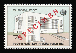 1987 7c Cyprus, Specimen