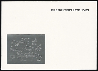 1992 600d Co-operative Republic of Guyana, Souvenir Sheet, Silver Proof