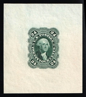 1903 24c Washington, United States, USA, Green, Essay, Proof Paper